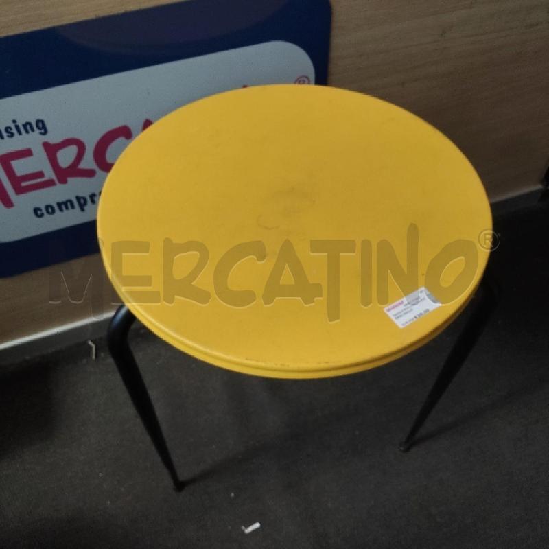 TAVOLO ROTONDO DA ESTERNO GIALLO  | Mercatino dell'Usato Domodossola 2