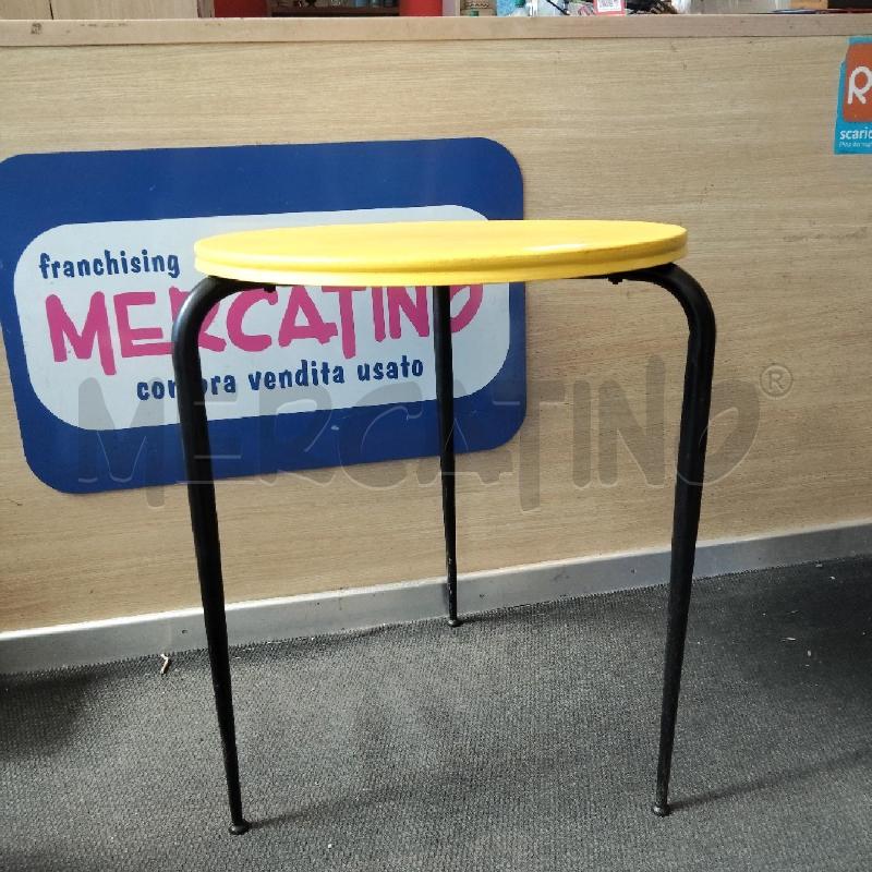 TAVOLO ROTONDO DA ESTERNO GIALLO  | Mercatino dell'Usato Domodossola 3