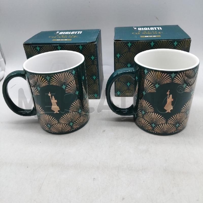 TAZZA VERDW DORATA BIALETTI DECO' GLAMOUR | Mercatino dell'Usato Domodossola 1