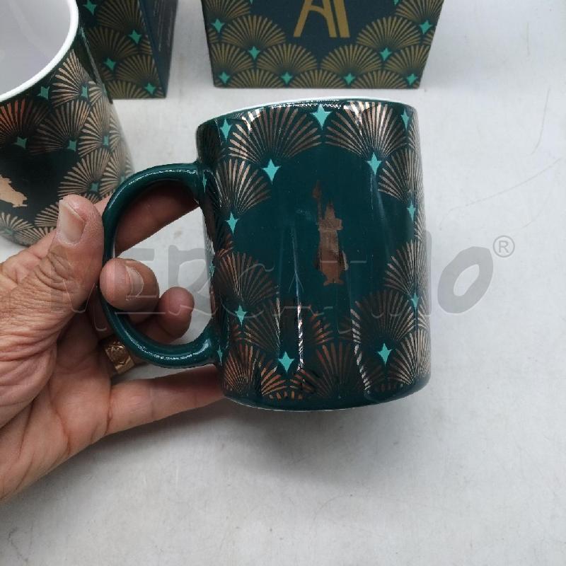 TAZZA VERDW DORATA BIALETTI DECO' GLAMOUR | Mercatino dell'Usato Domodossola 2