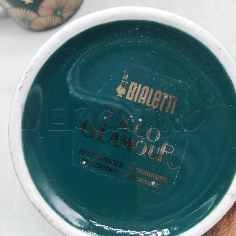 TAZZA VERDW DORATA BIALETTI DECO' GLAMOUR | Mercatino dell'Usato Domodossola 3