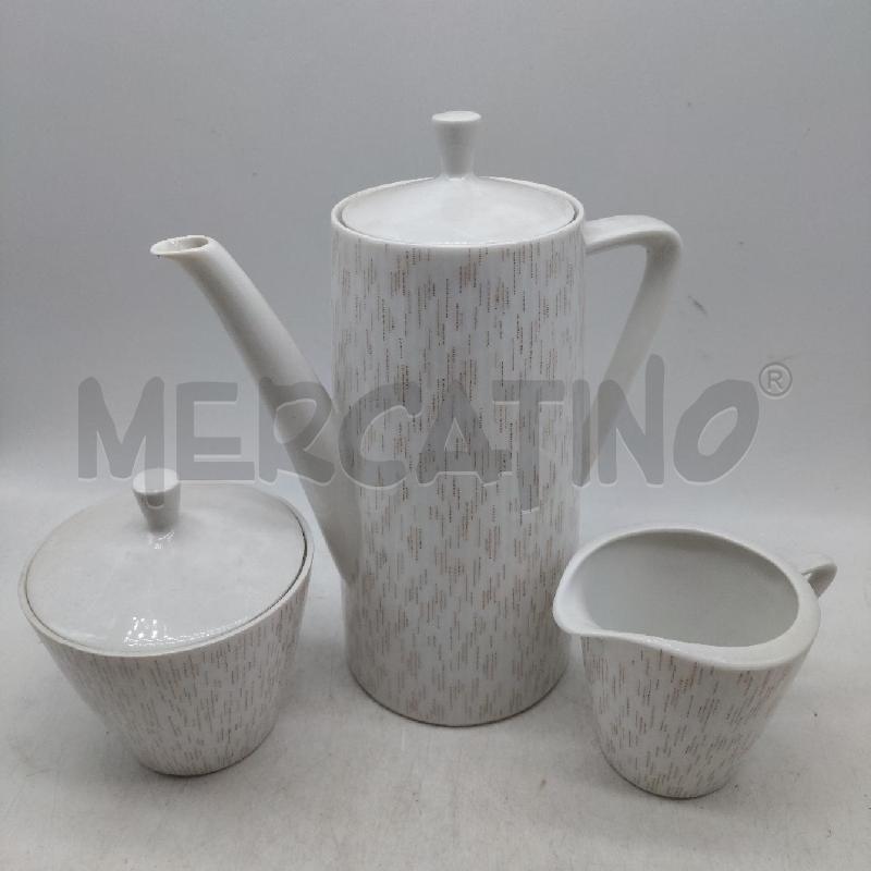 TAZZE PZ. 8 CAFFETT.+LATT+ZUCCHBIANCHE RIGHINE BEIGE BAVARIA  | Mercatino dell'Usato Domodossola 3