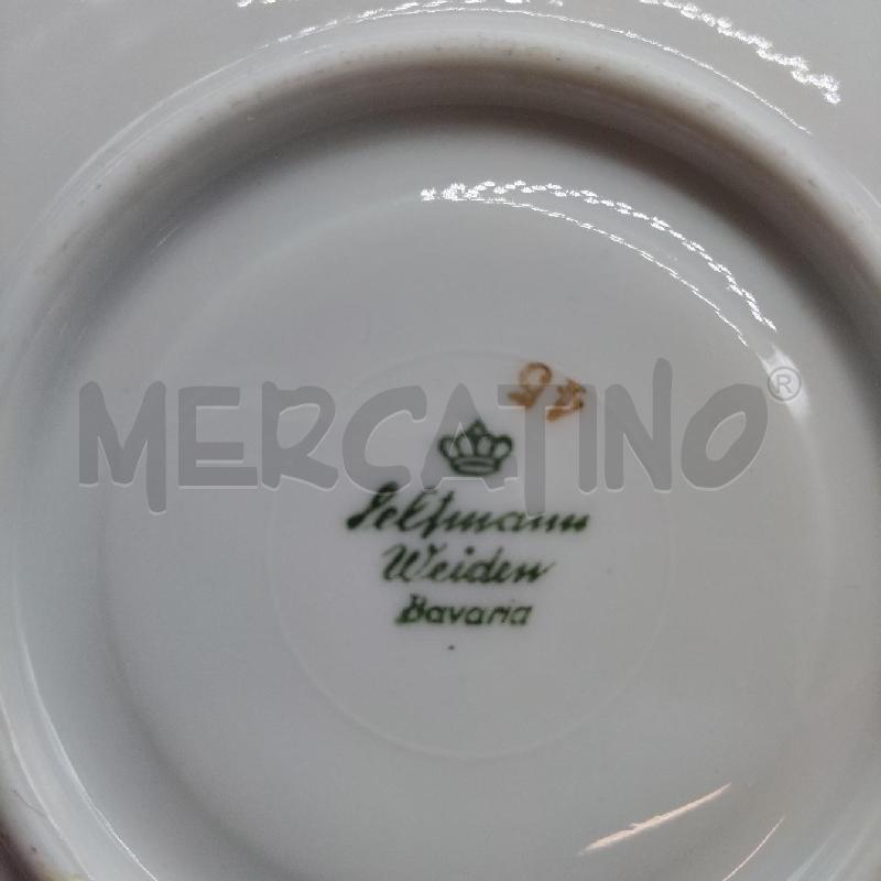 TAZZE PZ. 8 CAFFETT.+LATT+ZUCCHBIANCHE RIGHINE BEIGE BAVARIA  | Mercatino dell'Usato Domodossola 4