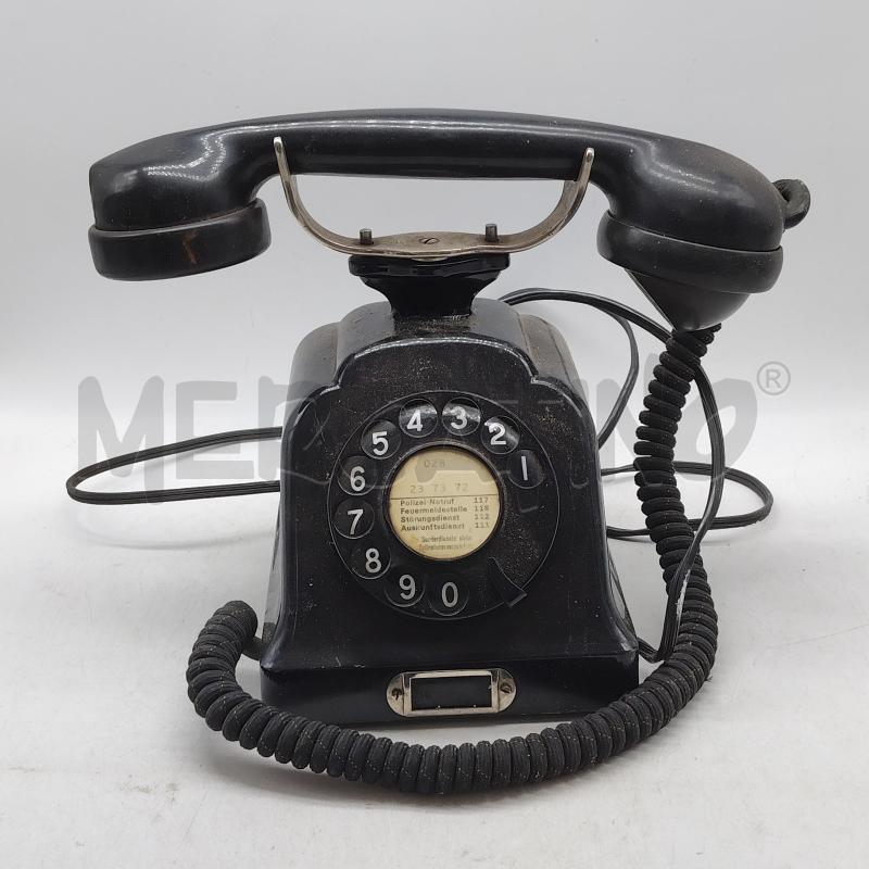 TELEFONO VINTAGE NERO  | Mercatino dell'Usato Domodossola 1