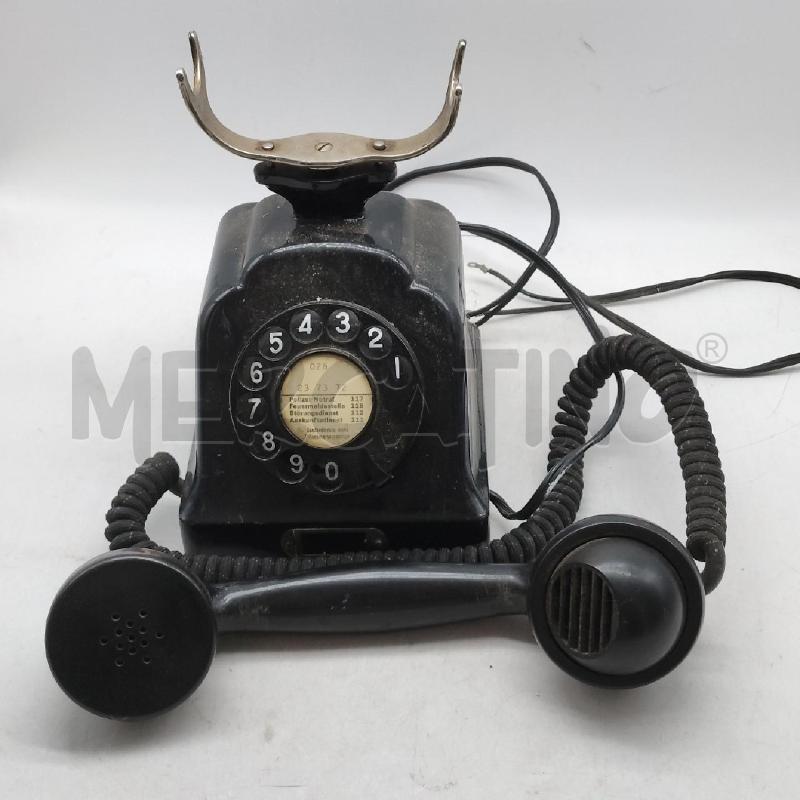 TELEFONO VINTAGE NERO  | Mercatino dell'Usato Domodossola 3