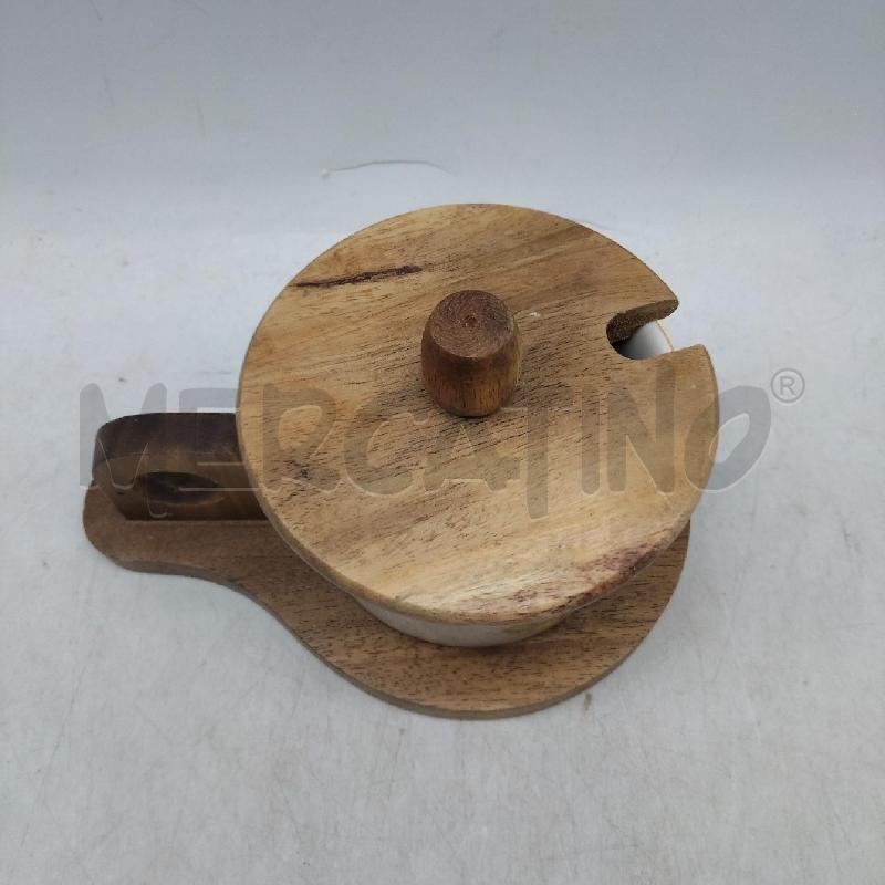 THUN FORMAGGERA CON COPERCHIO E PORTA FORMAGGERA IN LEGNO | Mercatino dell'Usato Domodossola 2