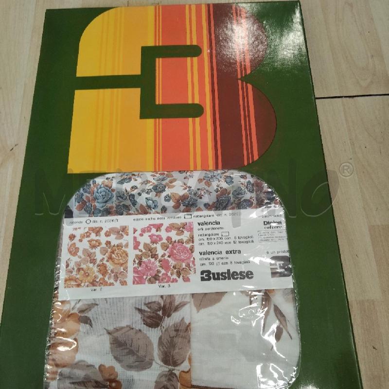 TOVAGLIA BUSTELE MARRONE ARANCIONE 6 RETTANGOLARE | Mercatino dell'Usato Domodossola 3
