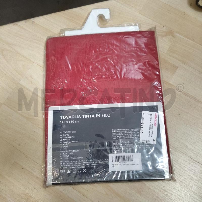 TOVAGLIA ROSSA 140X180 | Mercatino dell'Usato Domodossola 2