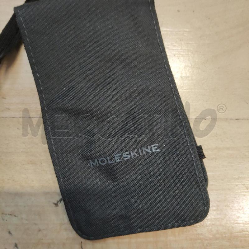TRACOLLA GRIGIA MOLESKINE INTERNO VERDE BLU | Mercatino dell'Usato Domodossola 3
