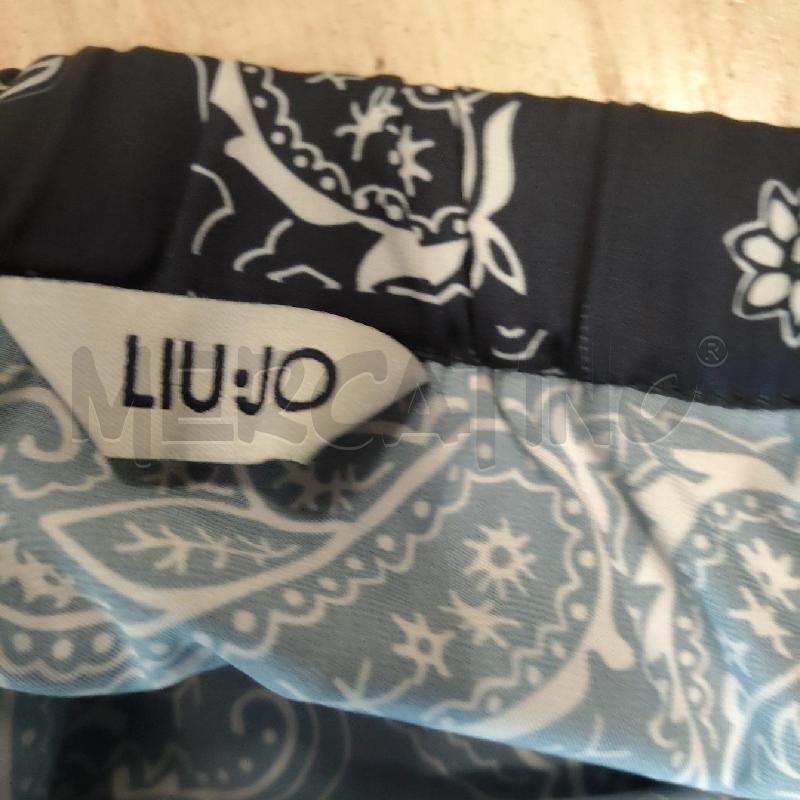 TUTA DONNA LIU JO INTERA SENZA SPALLINE BLU BIANCA  | Mercatino dell'Usato Domodossola 3