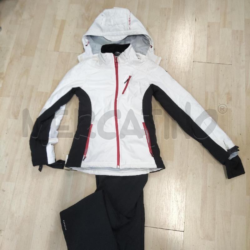 TUTA DONNA SCI ICEPEACK BIANCA NERA ROSSA 34 | Mercatino dell'Usato Domodossola 1