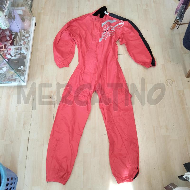 TUTA UOMO ROSSA MOTO PER PIOGGIA | Mercatino dell'Usato Domodossola 1