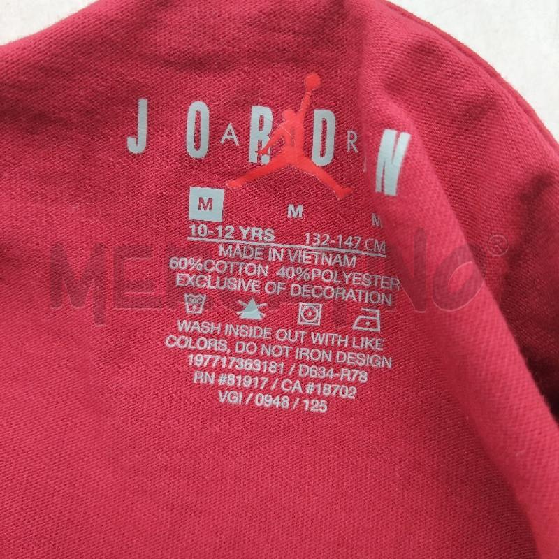 T SHIRT BAMBINO JORDAN ROSSA 10/12 | Mercatino dell'Usato Domodossola 3
