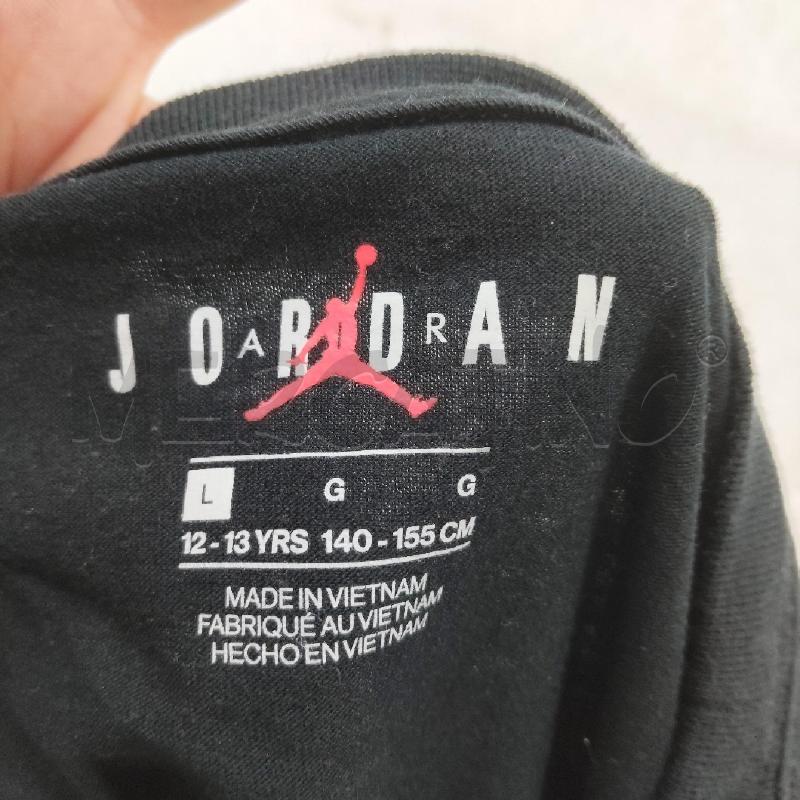 T SHIRT BAMBINO NERA SCRITTA DORATA JORDAN | Mercatino dell'Usato Domodossola 3