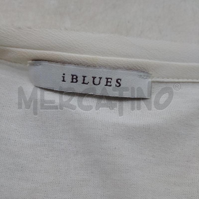 T SHIRT DONNA BIANCA CERCHI SCHIZZI NERI BIANCHI IBLUES  | Mercatino dell'Usato Domodossola 4