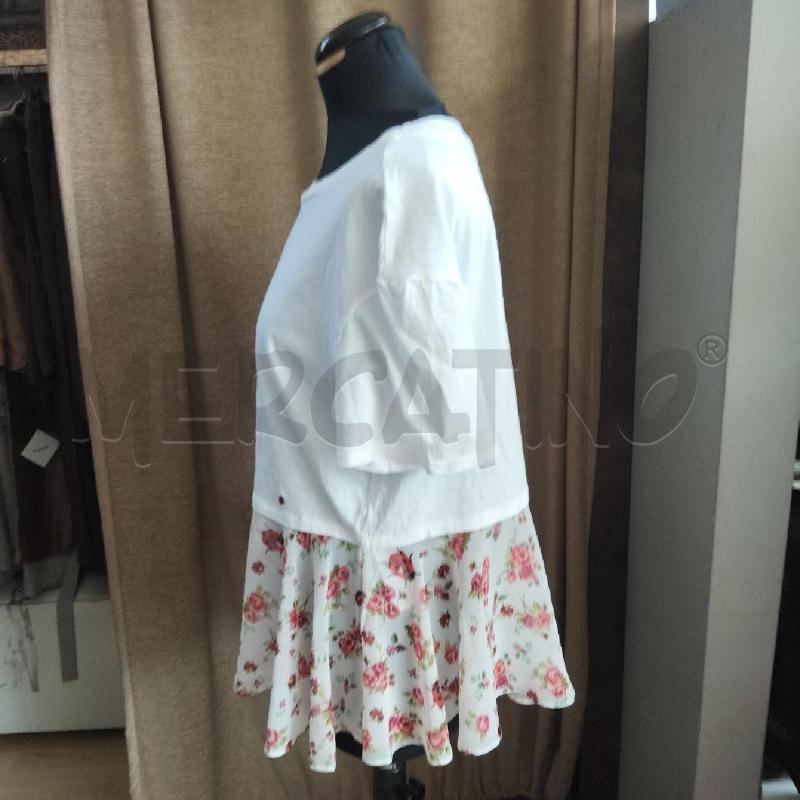 T SHIRT DONNA BIANCA PARTE BASSA COCCINELLE TWIN-SET | Mercatino dell'Usato Domodossola 2