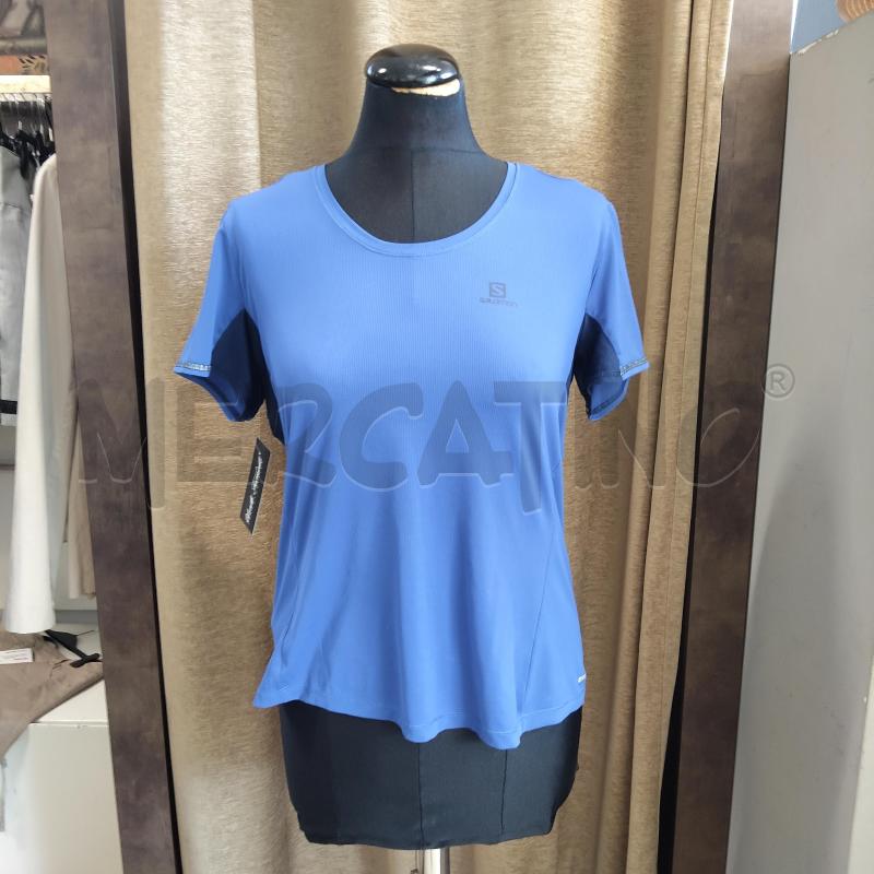 T SHIRT DONNA BLU SALOMON  | Mercatino dell'Usato Domodossola 1