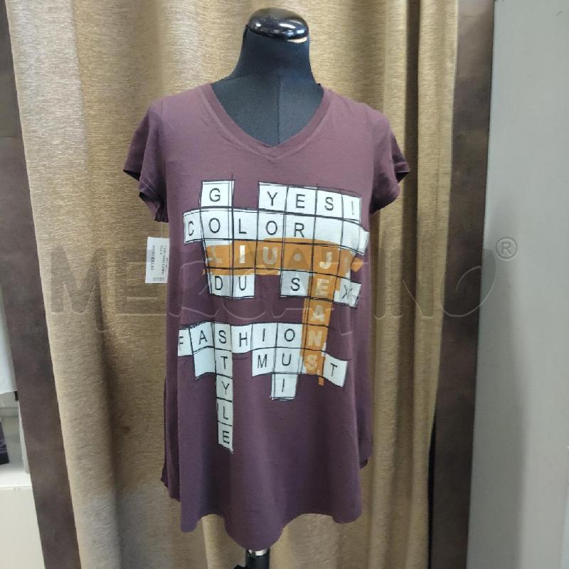 T SHIRT DONNA BORDEAUX LIU JO  | Mercatino dell'Usato Domodossola 1