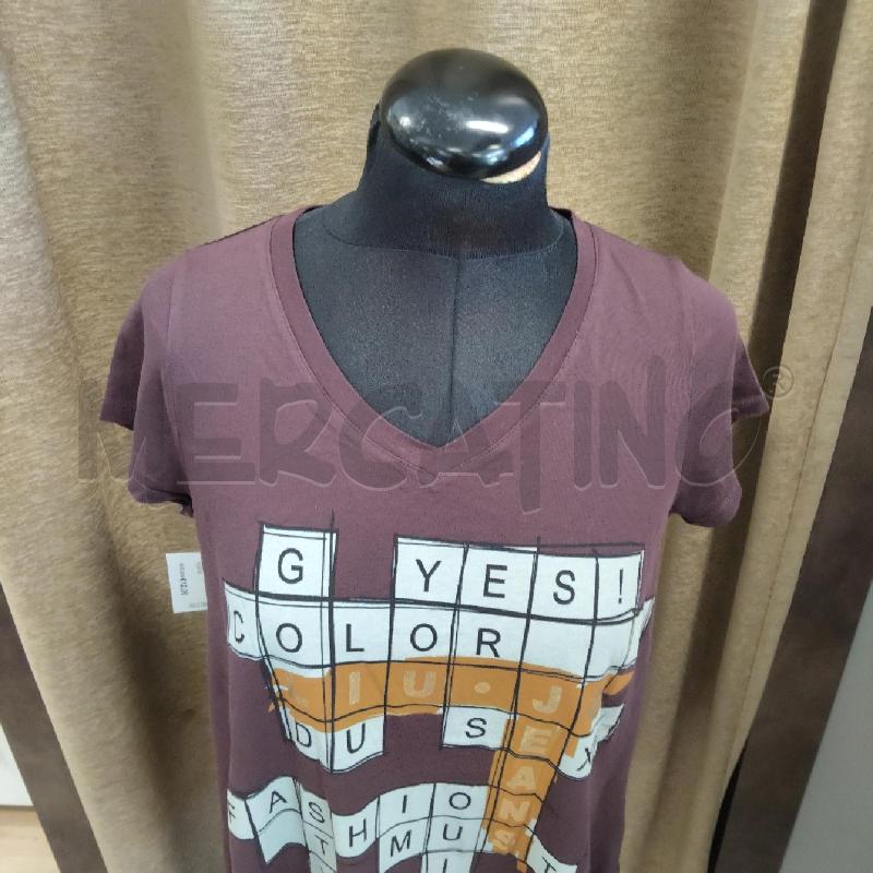 T SHIRT DONNA BORDEAUX LIU JO  | Mercatino dell'Usato Domodossola 3