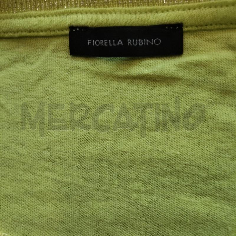 T SHIRT DONNA FIORELLA RUBINO GIALLA FLUO  | Mercatino dell'Usato Domodossola 3