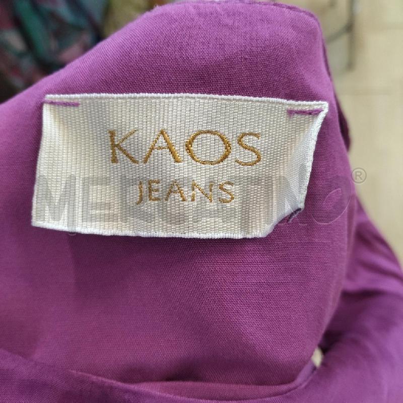 T SHIRT DONNA FUCSIA KAOS JEANS  | Mercatino dell'Usato Domodossola 3