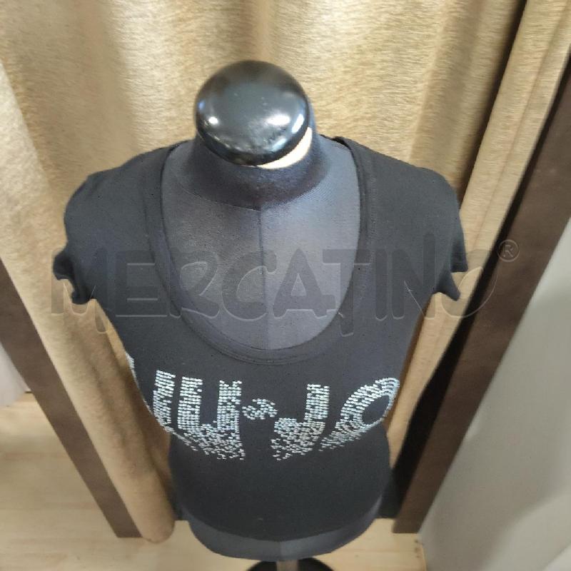 T SHIRT DONNA LIU JO NERA BRILLANTINI  | Mercatino dell'Usato Domodossola 2