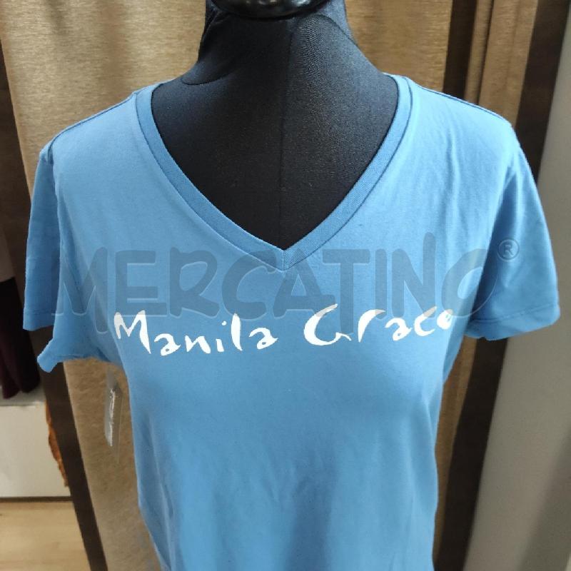 T SHIRT DONNA MANILA GRACE AZZURRA  | Mercatino dell'Usato Domodossola 2