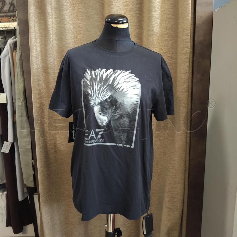 T SHIRT DONNA NERA AQUILA ARMANI  | Mercatino dell'Usato Domodossola 1