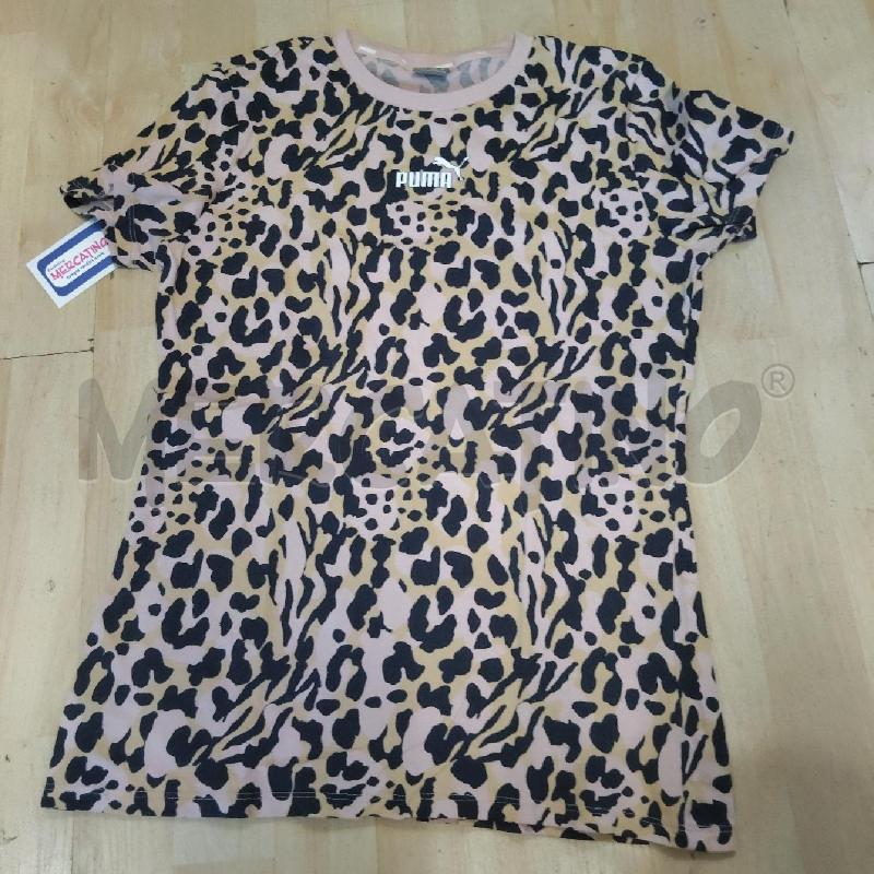 T SHIRT DONNA PUMA ROSA MACULATA  | Mercatino dell'Usato Domodossola 1