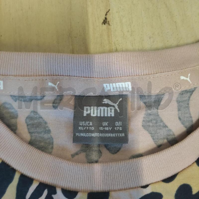 T SHIRT DONNA PUMA ROSA MACULATA  | Mercatino dell'Usato Domodossola 4