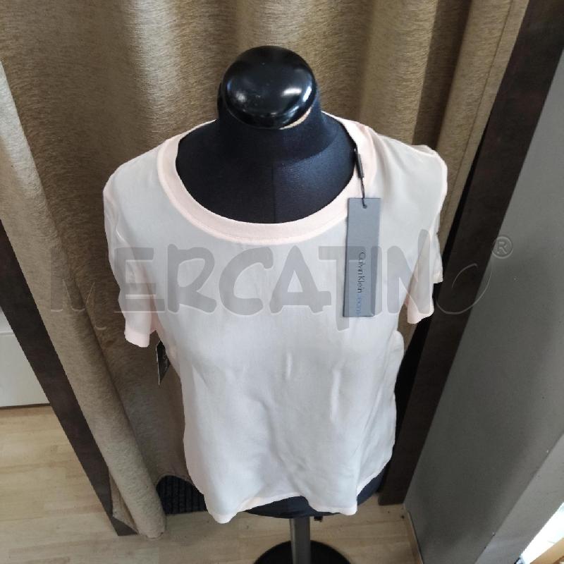 T SHIRT DONNA ROSA CIPRIA GARZATA CALVIN KLEIN  | Mercatino dell'Usato Domodossola 2