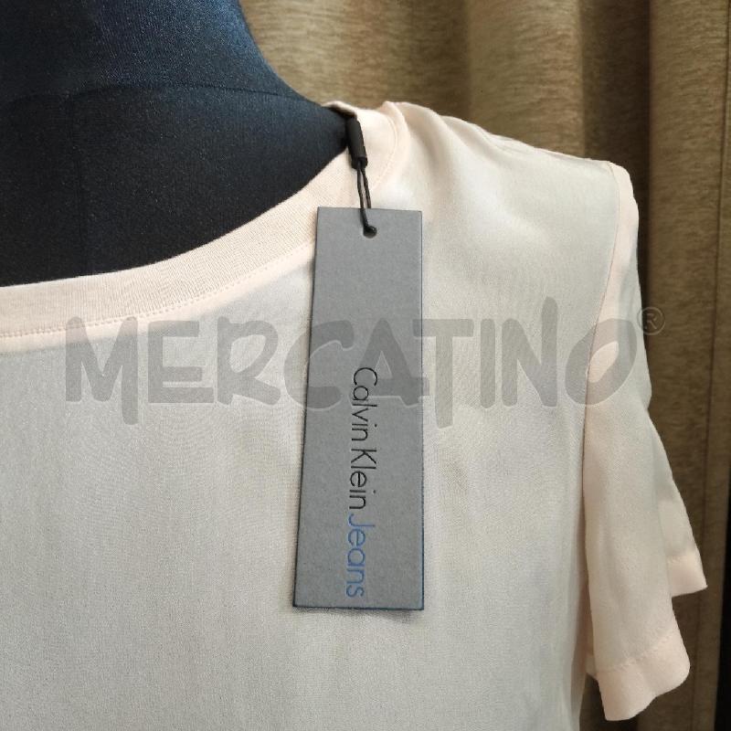 T SHIRT DONNA ROSA CIPRIA GARZATA CALVIN KLEIN  | Mercatino dell'Usato Domodossola 3