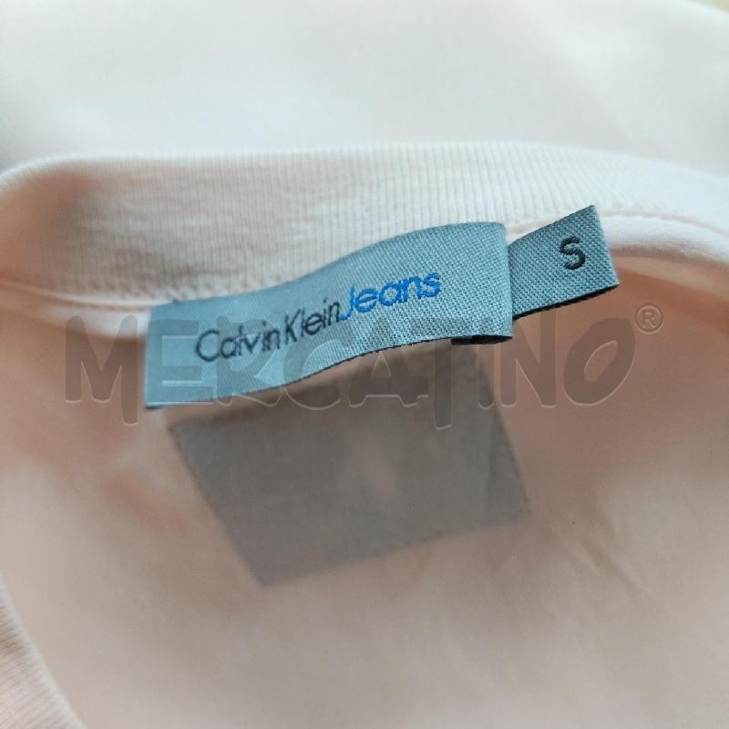 T SHIRT DONNA ROSA CIPRIA GARZATA CALVIN KLEIN  | Mercatino dell'Usato Domodossola 4