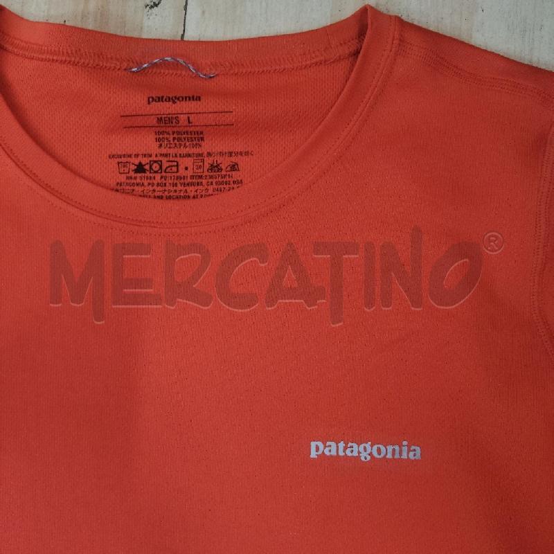 T SHIRT UOMO ARANCIONE SPORTIVA TRASPIRANTE PATAGONIA  | Mercatino dell'Usato Domodossola 2