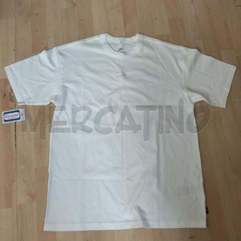 T SHIRT UOMO NIKE BIANCA COTONE  | Mercatino dell'Usato Domodossola 1