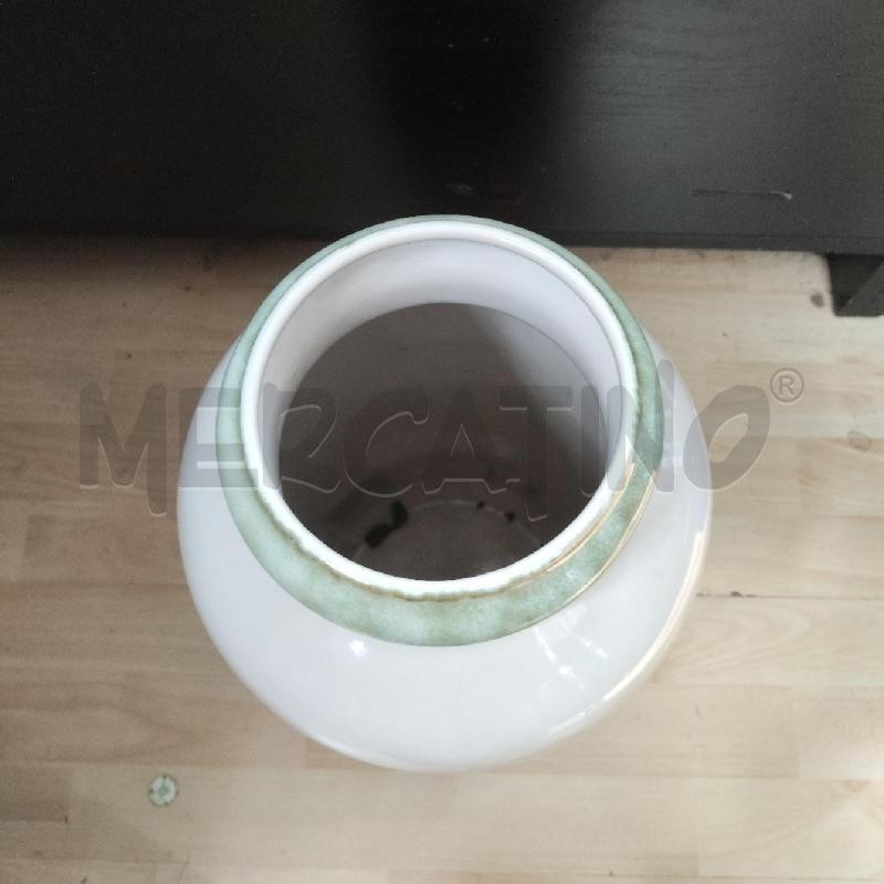 VASO ALTO MARRONE BIANCO BORDINO VERDE BAY KERAMIK | Mercatino dell'Usato Domodossola 2