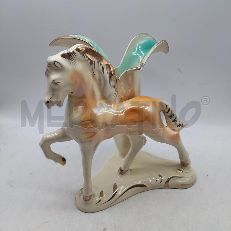 VASO CERAMICA CON CAVALLO | Mercatino dell'Usato Domodossola 1