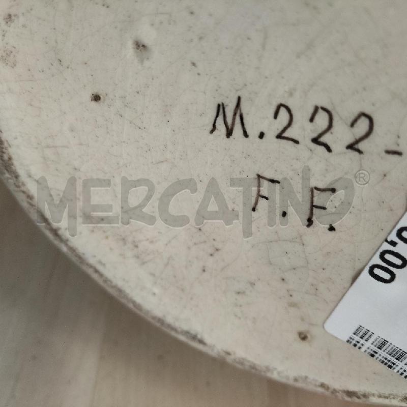 VASO CERAMICA FIORI DECORATI M.222 F.F. | Mercatino dell'Usato Domodossola 4