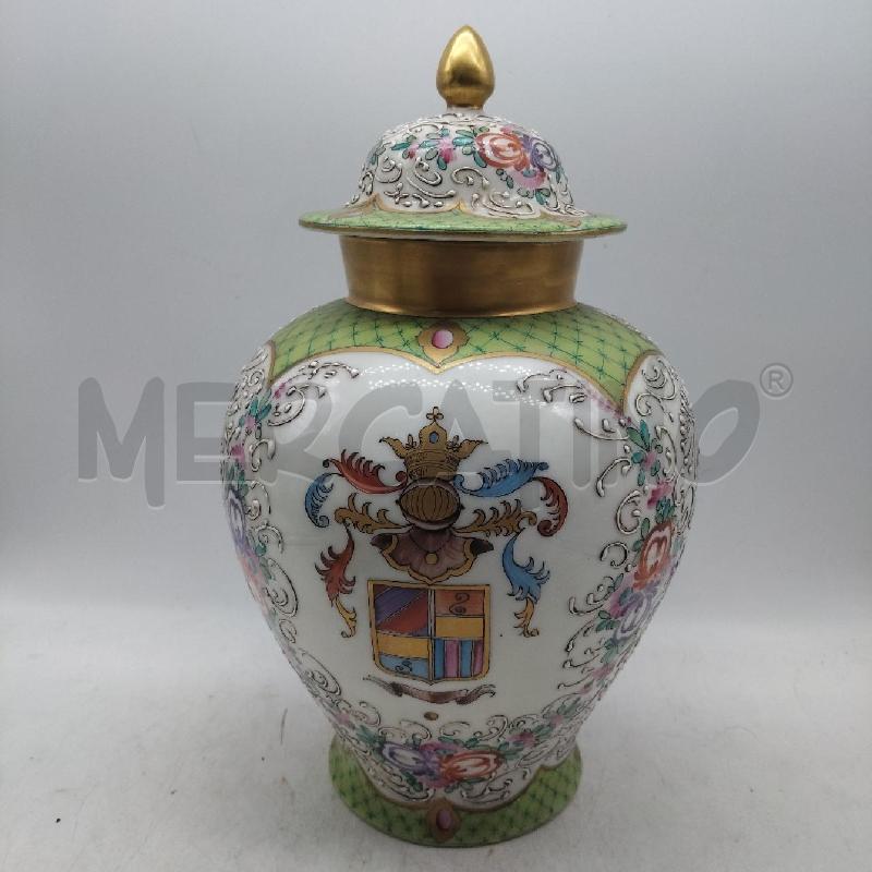 VASO CERAMICA LIMOGES DISEGNO FLOREALE | Mercatino dell'Usato Domodossola 3