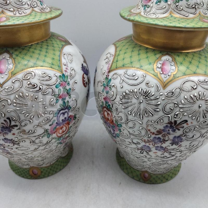 VASO CERAMICA LIMOGES DISEGNO FLOREALE | Mercatino dell'Usato Domodossola 4