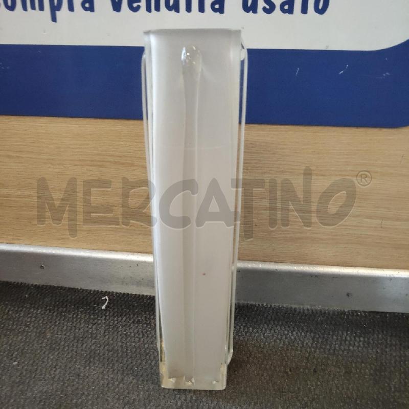 VASO VETRO ALTO BIANCO PARTI SPORGENTI SIA COLLECTION | Mercatino dell'Usato Domodossola 1