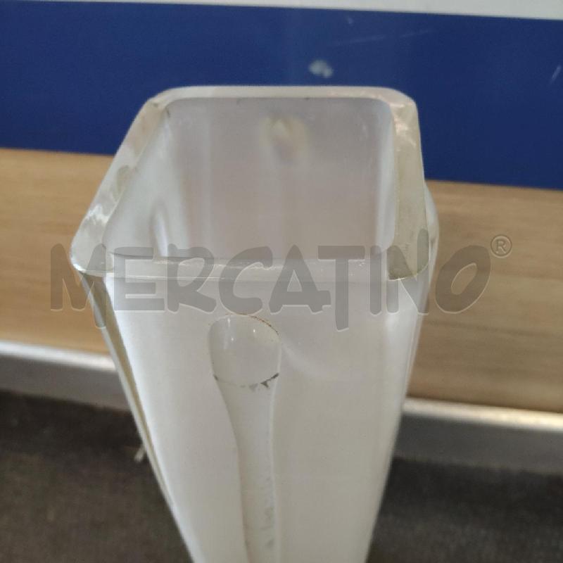 VASO VETRO ALTO BIANCO PARTI SPORGENTI SIA COLLECTION | Mercatino dell'Usato Domodossola 2