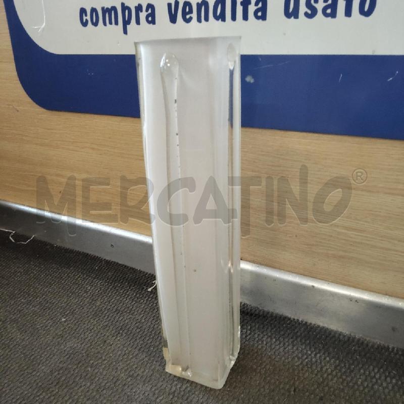 VASO VETRO ALTO BIANCO PARTI SPORGENTI SIA COLLECTION | Mercatino dell'Usato Domodossola 3