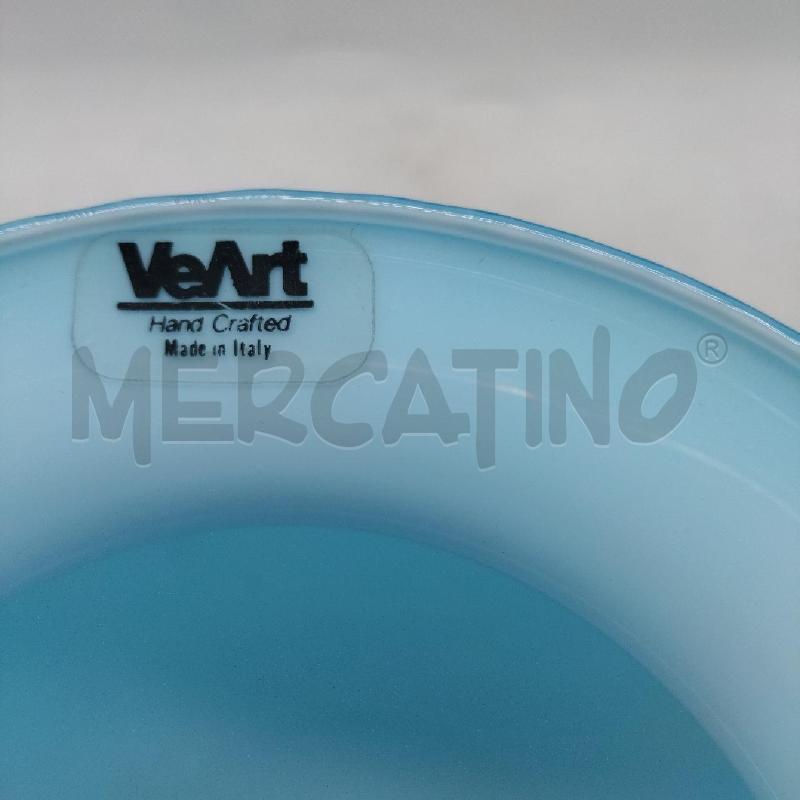 VASO VETRO AZZURRO VEART | Mercatino dell'Usato Domodossola 2