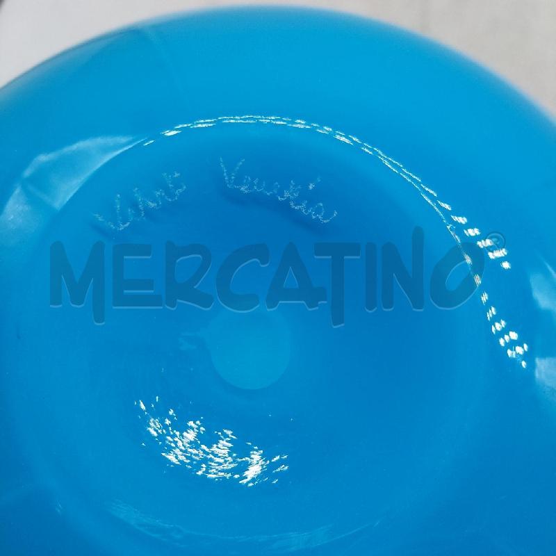 VASO VETRO AZZURRO VEART | Mercatino dell'Usato Domodossola 3