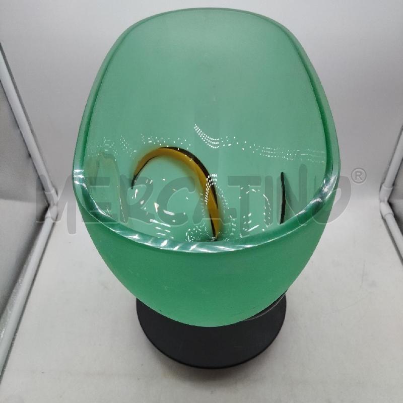 VASO VETRO VERDE EFFE DUE MURANO | Mercatino dell'Usato Domodossola 3
