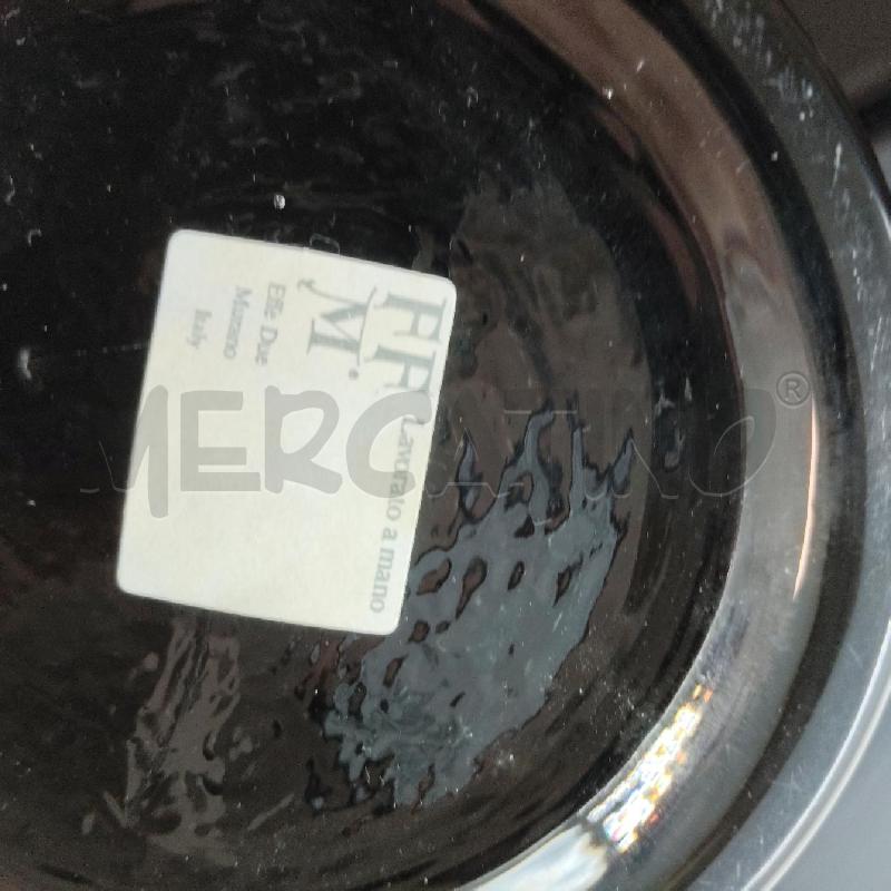 VASO VETRO VERDE EFFE DUE MURANO | Mercatino dell'Usato Domodossola 5