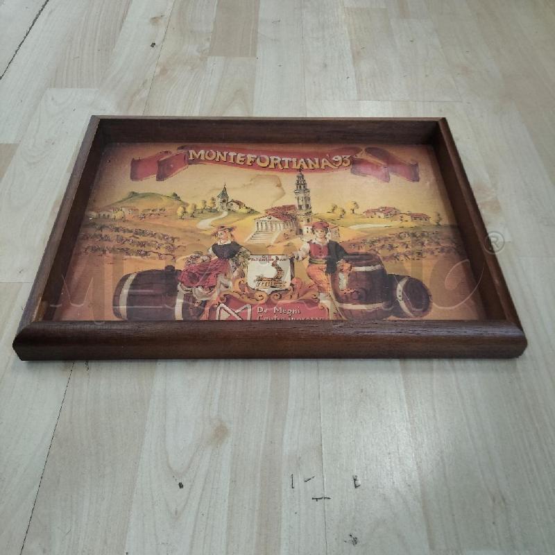 VASSOIO LEGNO MONTEFORTIANA'93 | Mercatino dell'Usato Domodossola 2