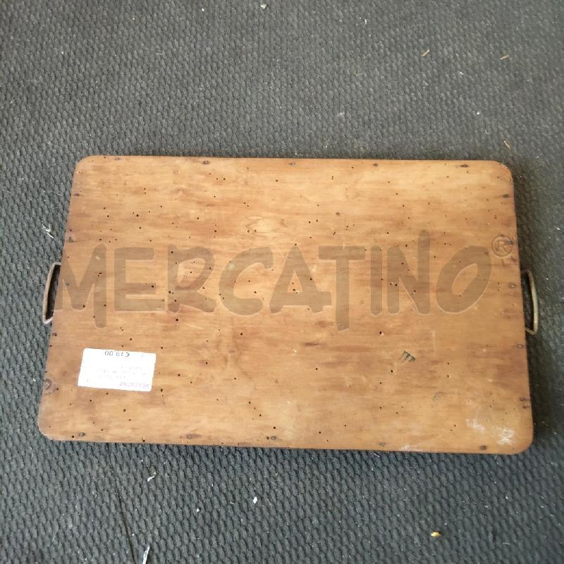 VASSOIO VECCHIO LEGNO CON DISEGNI  | Mercatino dell'Usato Domodossola 4