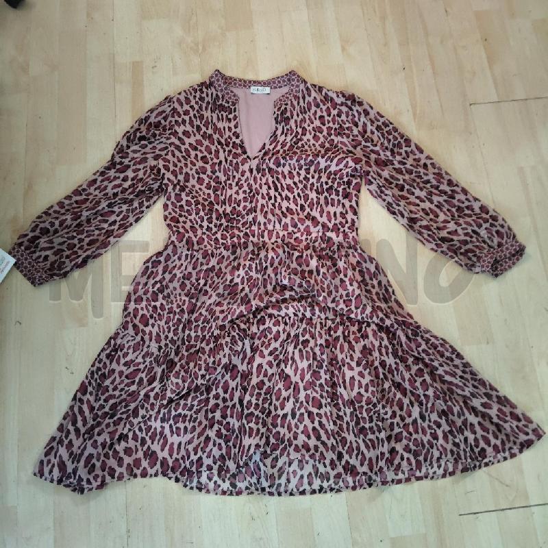 VESTITO DONNA ANIMALIER ROSA ROSSO NERO LIU JO | Mercatino dell'Usato Domodossola 1